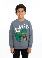 Roaarr T-Rex Boys Winter Sweatshirt